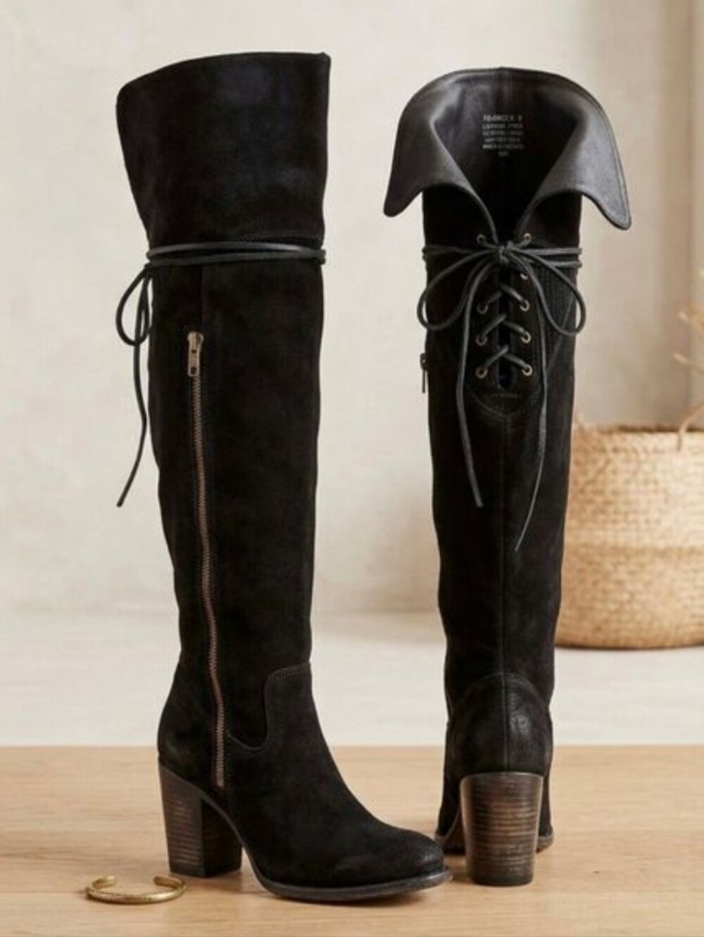 Freebird Blain Black Suede Boots- Size 7